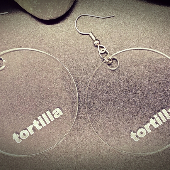 Acrylic Dangle Novelty Earrings - Picture 13 of 15